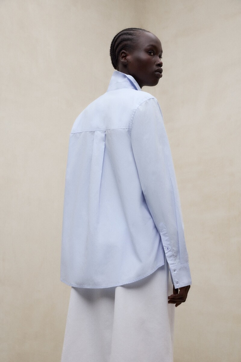 CAMISA ALFREDA Celeste