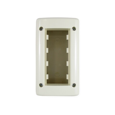 CAJA EXT. PLASTICA 4 MODULO MARFIL CAJA EXT. PLASTICA 4 MODULO MARFIL