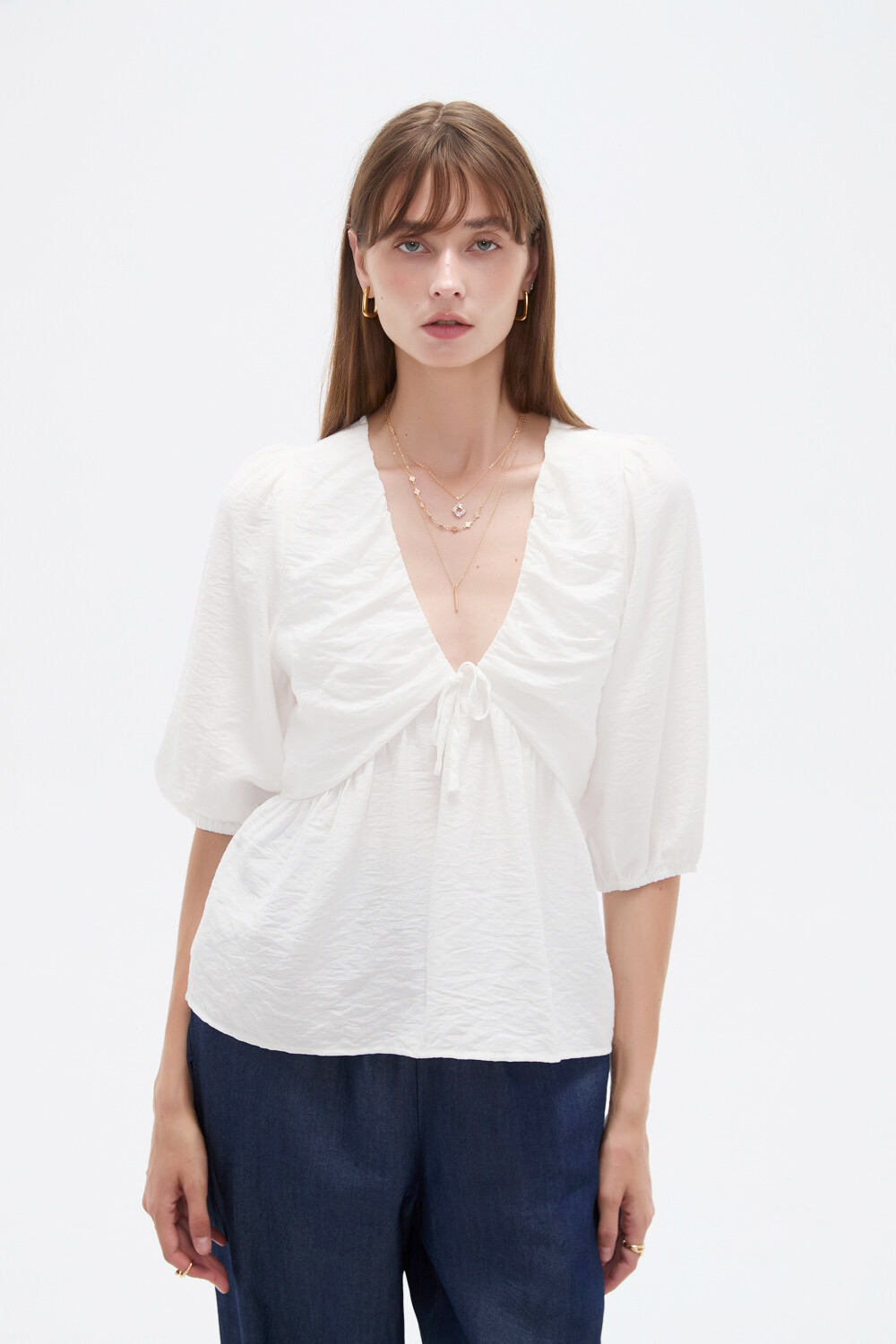 Blusa Melvar Marfil / Off White