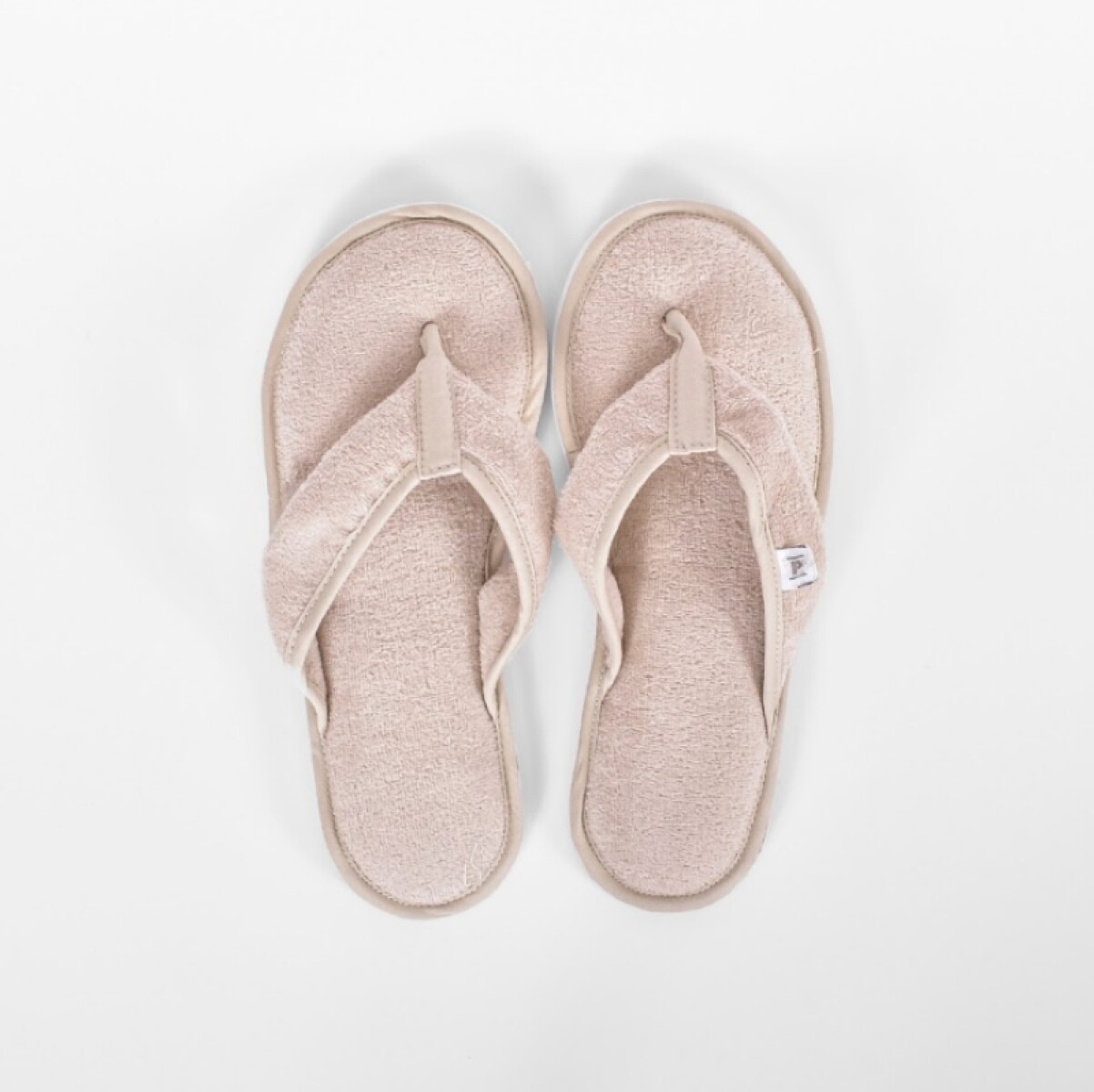 Zapatilla de Cama Velour Beige - G 