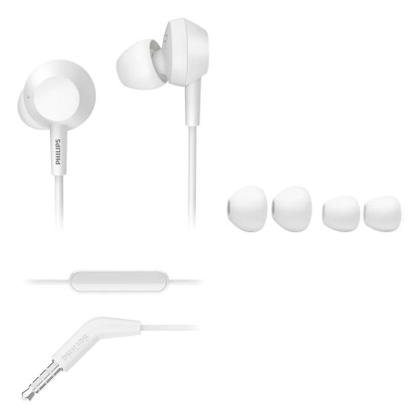 Auriculares con Micrófono Philips TAE4105 Earbuds In-ear BLANCO