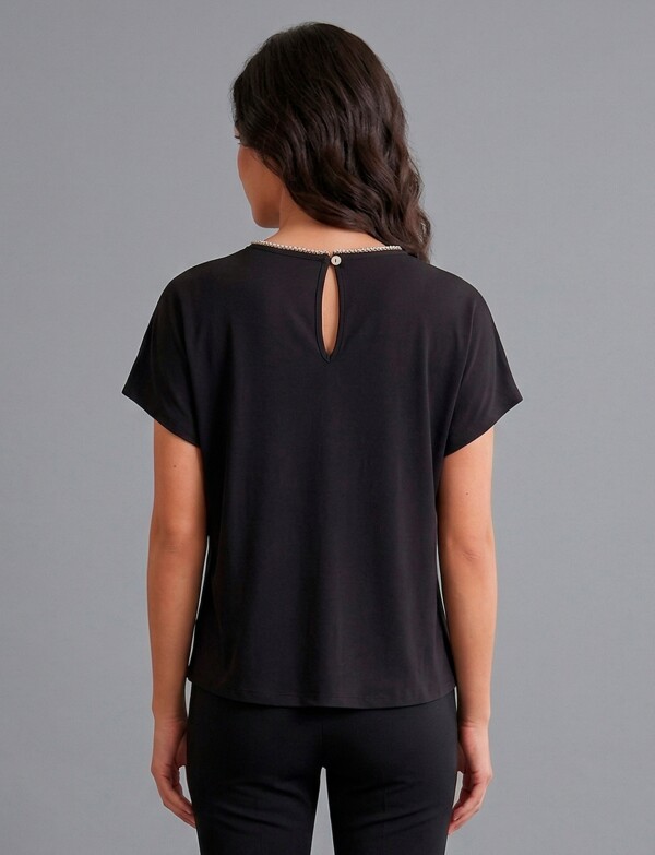 Blusa Strass NEGRO