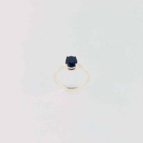 Anillo de plata 925 con zafiro azul natural y circonias. Anillo de plata 925 con zafiro azul natural y circonias.