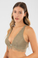Soutien bralet gladiolo Verde malva