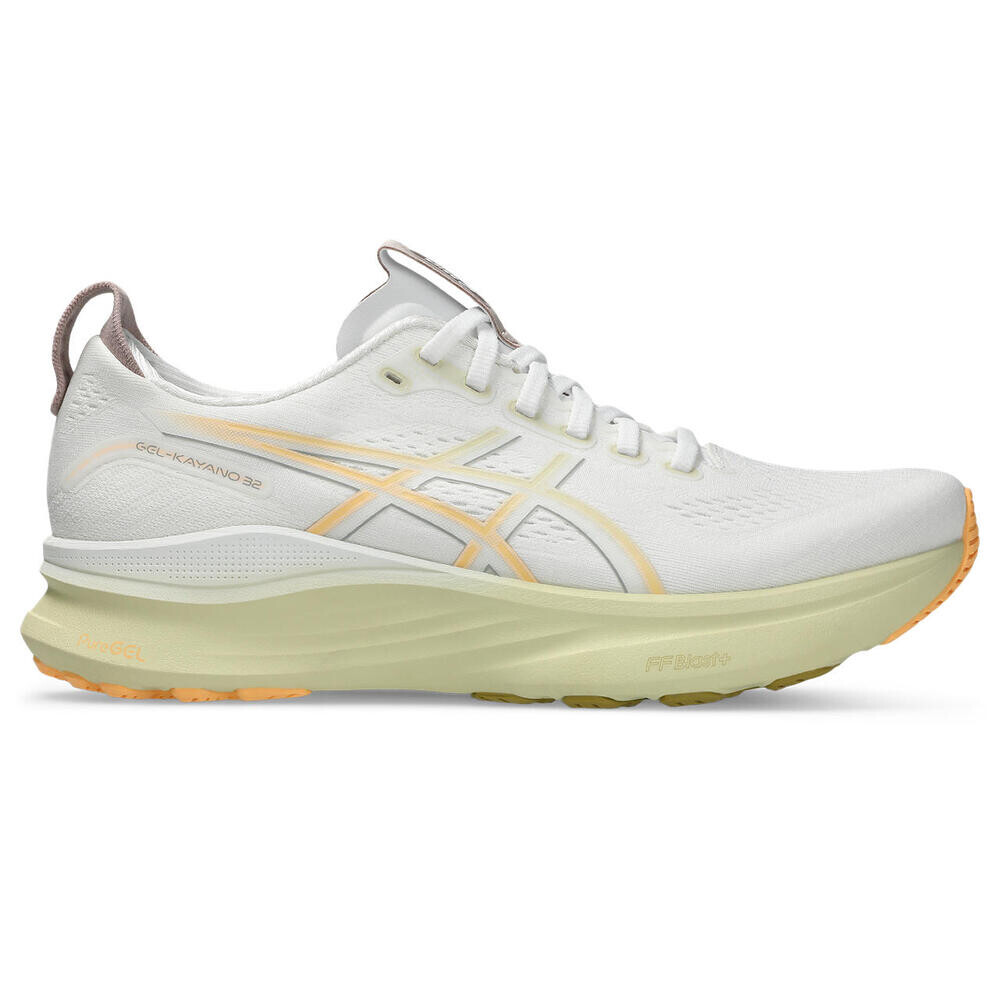 GEL Kayano 32 - Hombre White/orange Glow