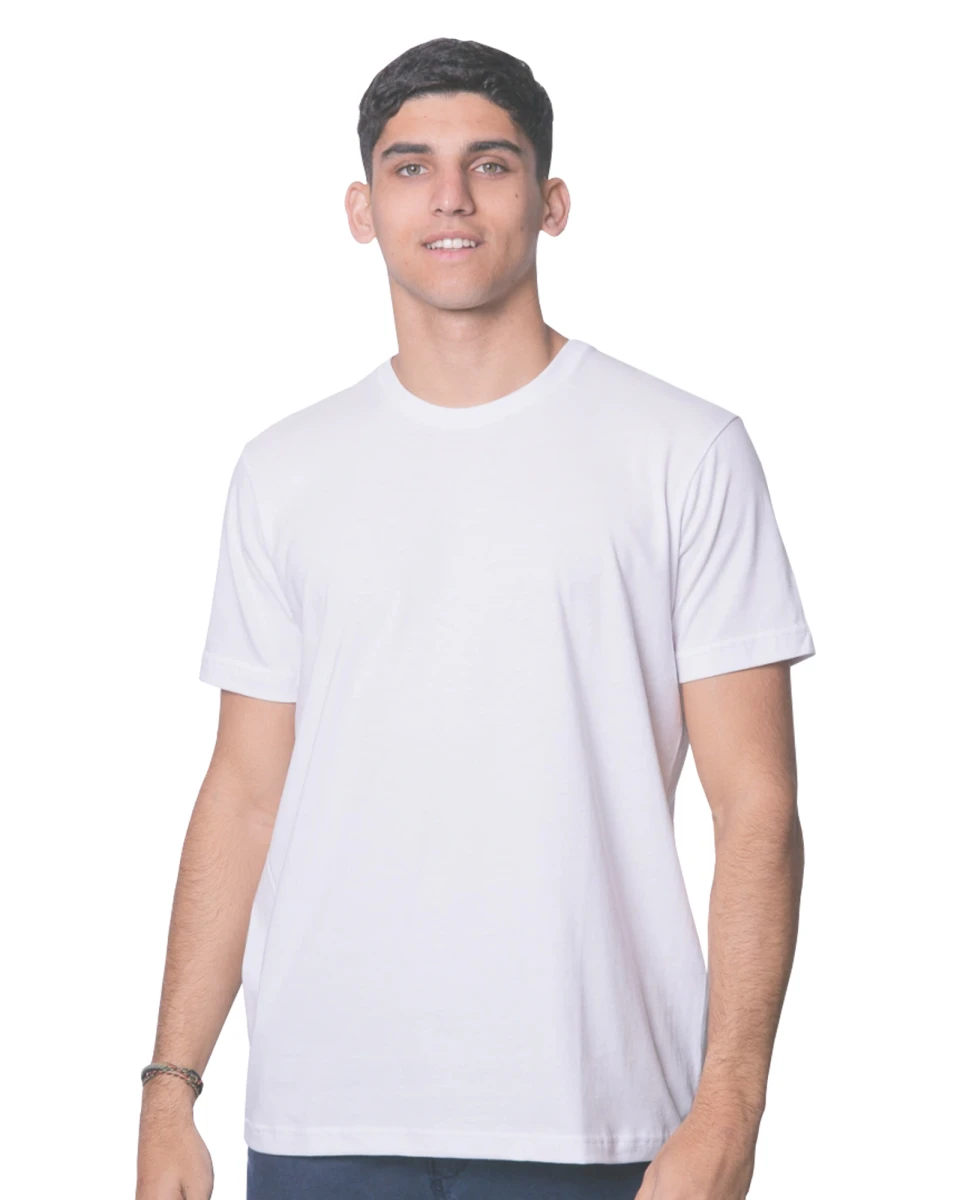 Camiseta a la base peso medio - Blanco 