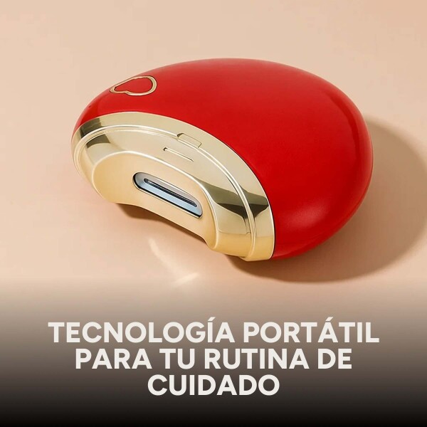 Corta Uñas Eléctrico Portátil USB C/ Función Lima Recargable Color Rojo