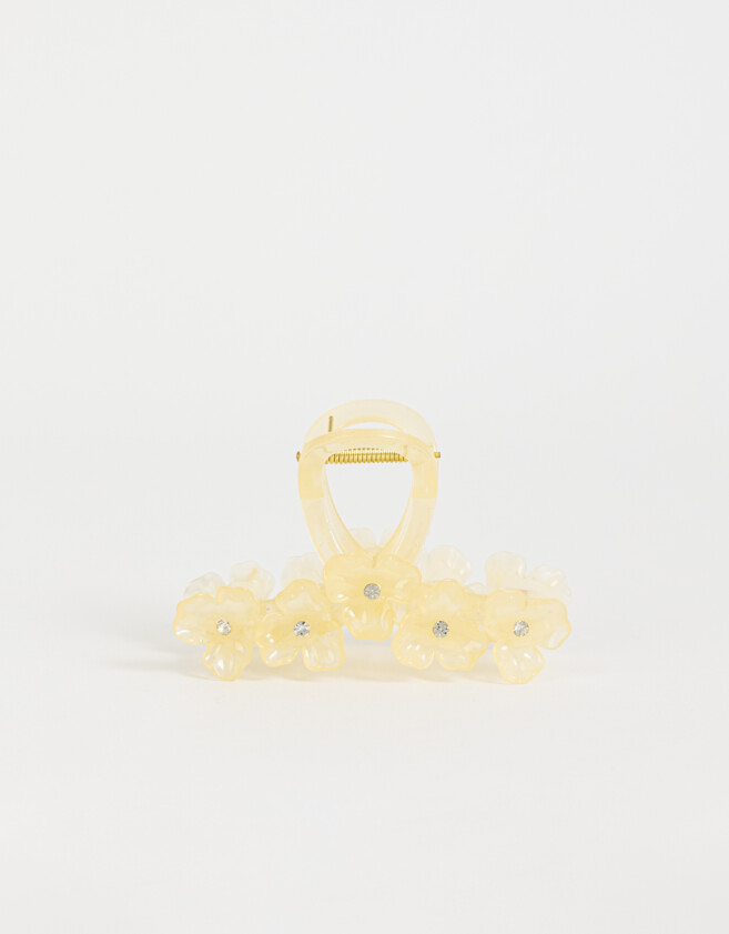 Broche Con flores Broche Con Flores - Blanco Crudo