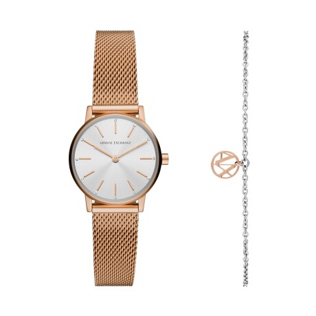 Reloj Armani Exchange Fashion Acero Oro Rosa 0