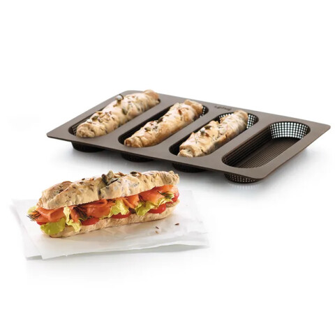 Molde para Baguette x4 Molde para Baguette x4