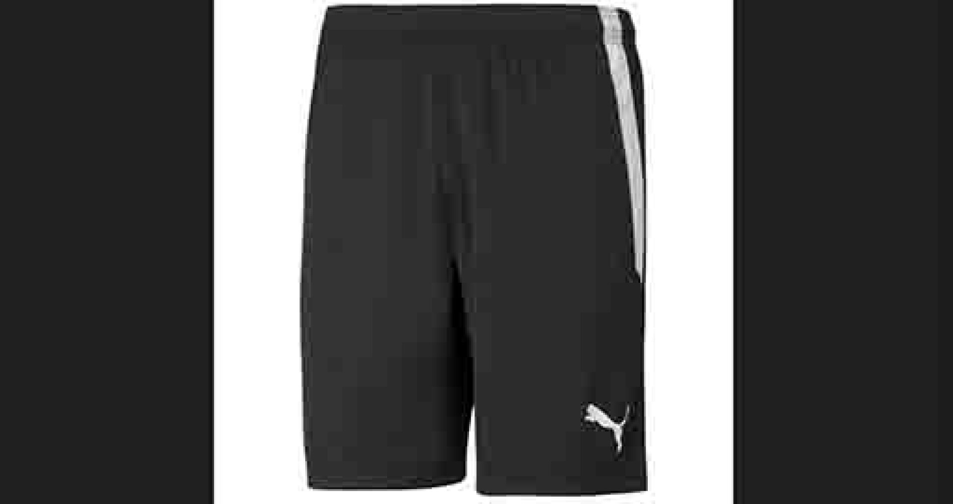 Short de Hombre Puma Liga - Negro - Blanco 