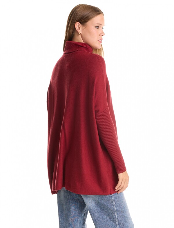 Polera Oversize BORDEAUX