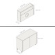 MOBILIARIO BEIGE MODULAR 120 CM COCINA JUEGO DE MUEBLES GAMAS DE BEIGE