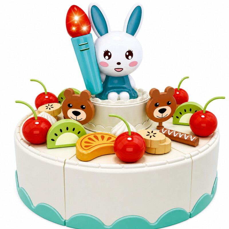 Set Torta Cumpleaños Juguete 85 Piezas Cocina Didacticos Set Torta Cumpleaños Juguete 85 Piezas Cocina Didacticos