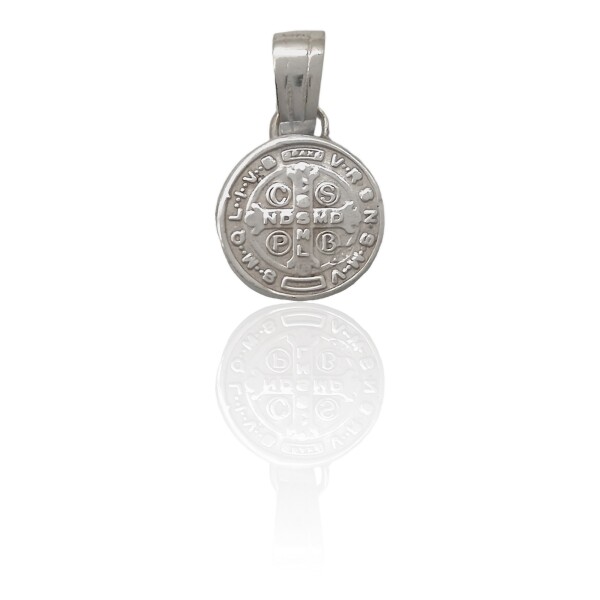 Dije San Benito-Plata 925 inflada-Sin Piedra-CP3131 Sinpiedra