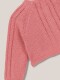 Chaqueta De Punto Rosa