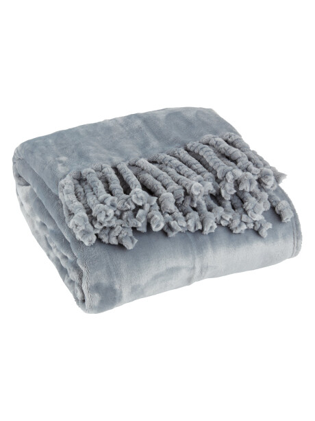 Manta throw BONDEROSE fleece 130x170 azul Manta throw BONDEROSE fleece 130x170 azul