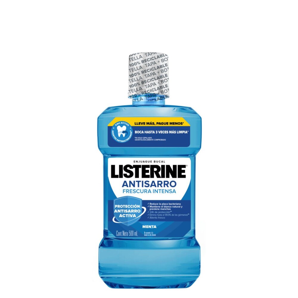 LISTERINE CUIDADO ANTI SARRO 500 ML. única