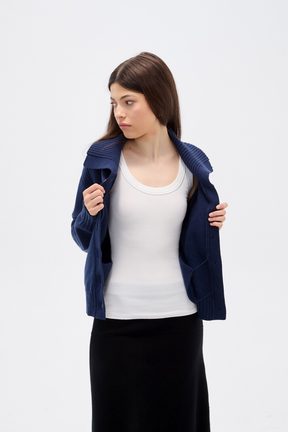 Cardigan Gardi Azul Marino