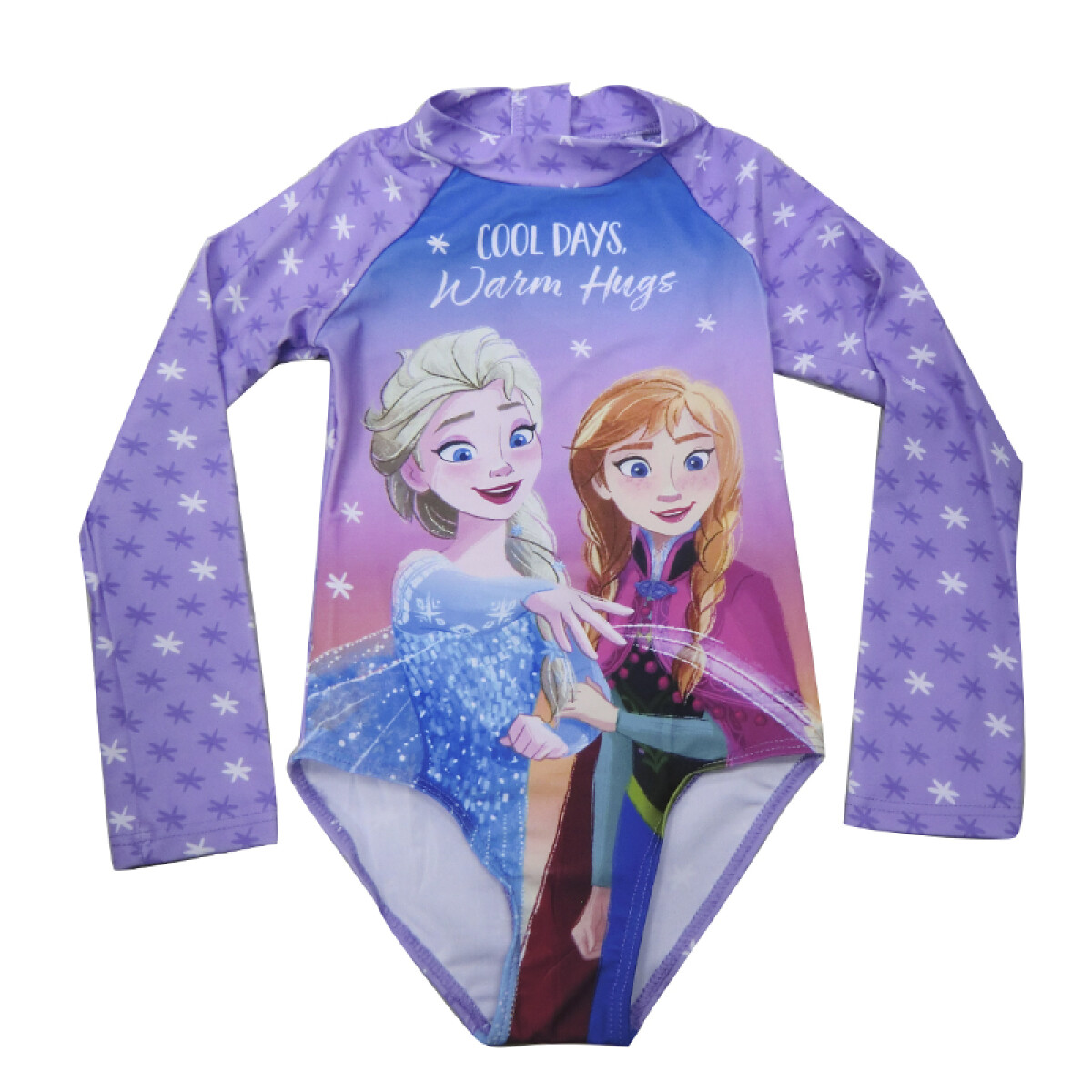 Malla Infantil Entera con Mangas Frozen Talle 2/6 - LILA 