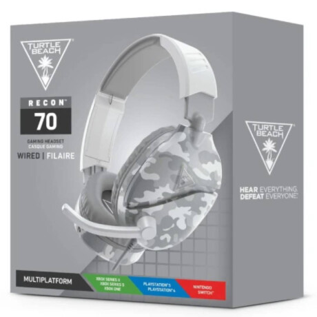 Auriculares Headset Turtle Beach Recon 70 Camuflado Gris