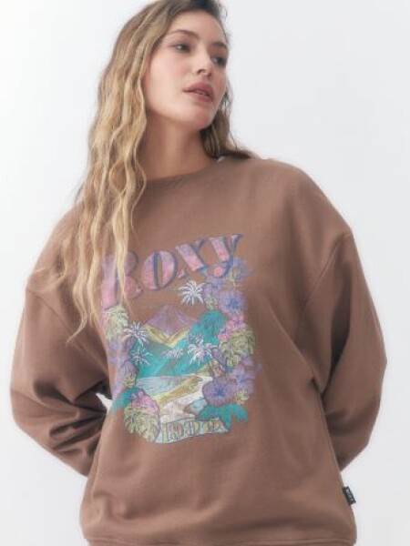 BUZO ROXY 61009 PALMERAS MARRON