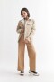 Campera de pana con corderito BEIGE