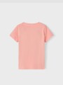 Camiseta De Algodón Estampada Apricot Blush