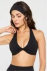 Top Pureluxe Plunge Low Impact Bra Mujer Black