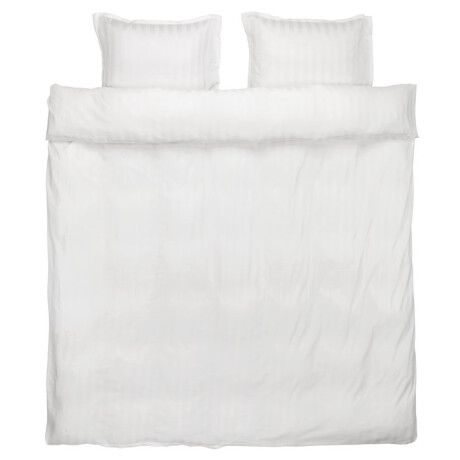 Juego funda nórdica NELL Sateen 260x240 blanco Blanco