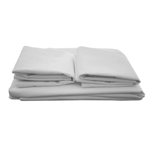 Juego de Sábanas Sereno Beige 1 plaza Juego de Sábana Sereno Blanco 1 Plaza