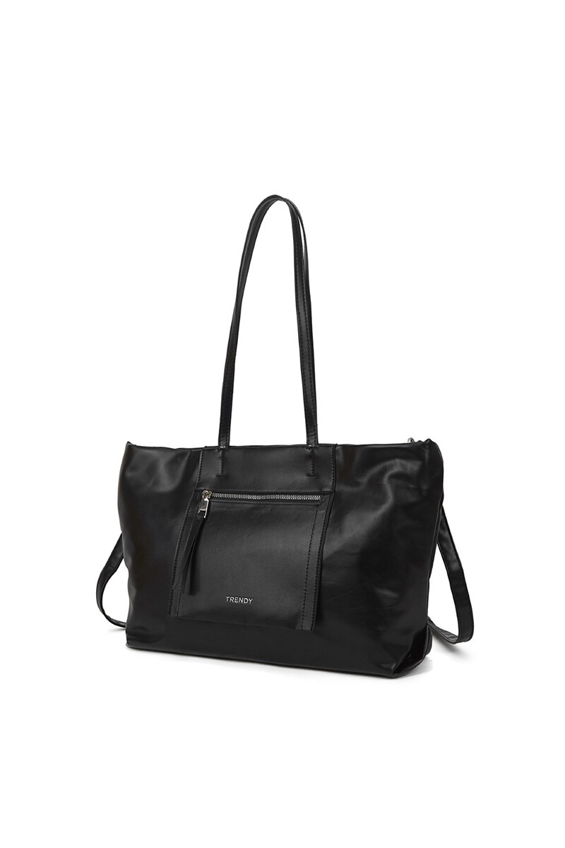 Bolso shopper Negro