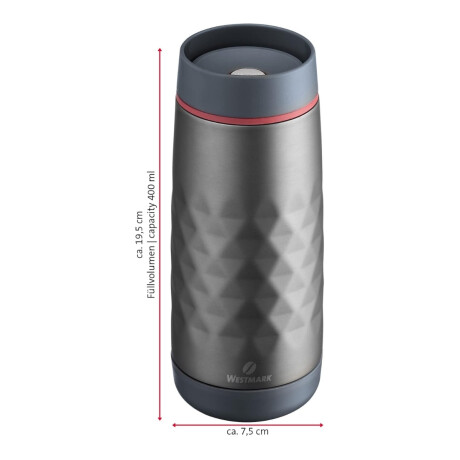 Taza Térmica 400 ml Gris Westmark Taza Térmica 400 ml Gris Westmark