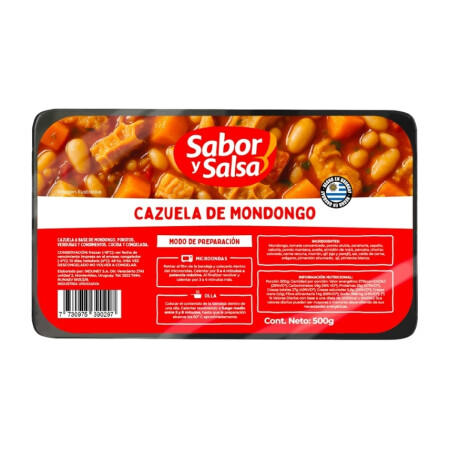 CAZUELA DE MONGONGO 500G CAZUELA DE MONGONGO 500G