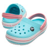 Zuecos - Crocs - Crocs Band Kids C de - 207006 Celeste-blanco
