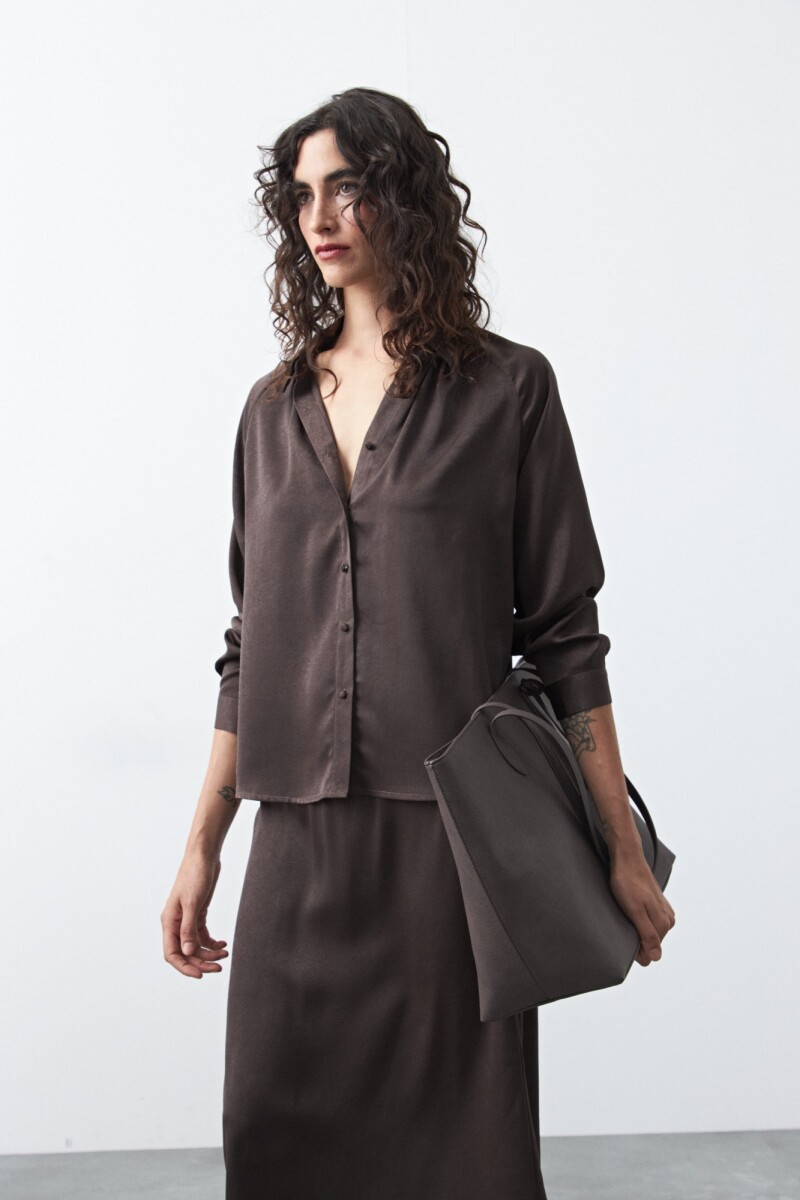 CAMISA MUSE Chocolate