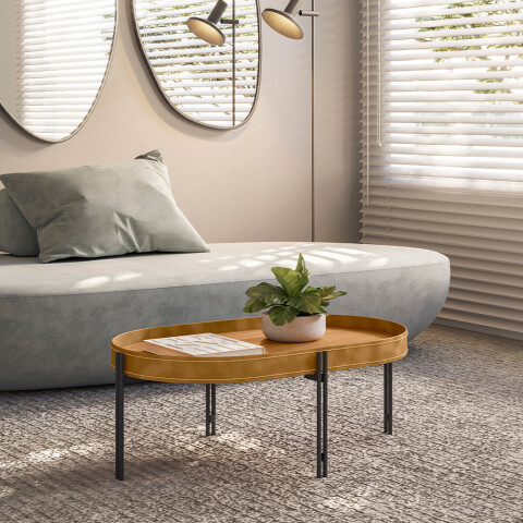LINEA- MESA DE CENTRO MONACO NATURAL LINEA- MESA DE CENTRO MONACO NATURAL