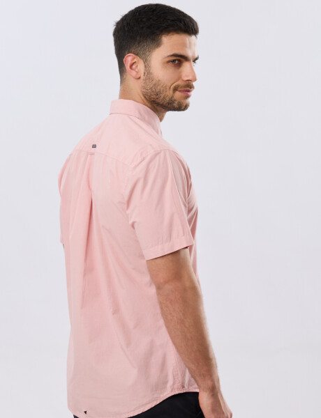 CAMISA LISA DE ALGODÓN Rosa