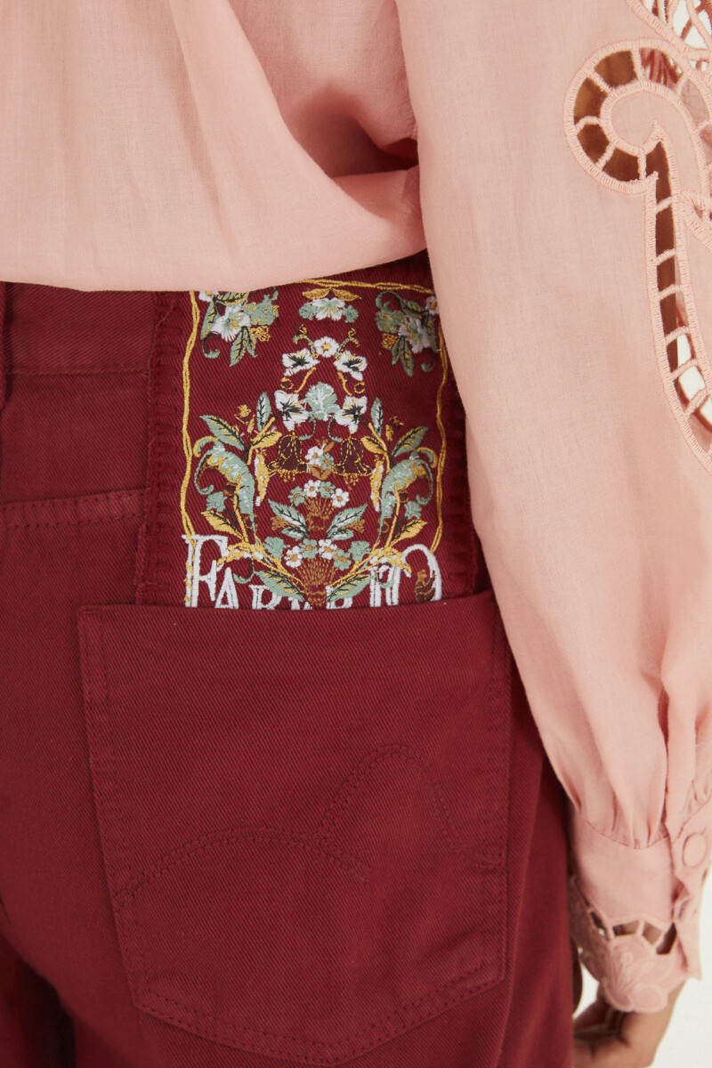 DENIM RECTO Bordo