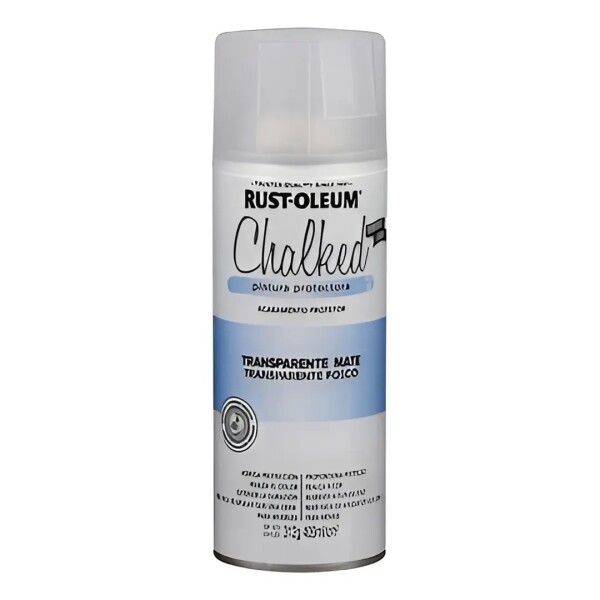 Laca Protectora Mate En Aerosol Para Pintura A La Tiza Rust-Oleum Laca Protectora Mate En Aerosol Para Pintura A La Tiza Rust-Oleum