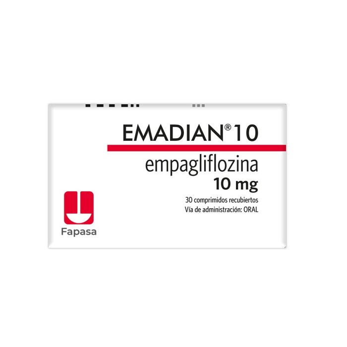 EMADIAN 10 MG. CJ X 30 COMP. única