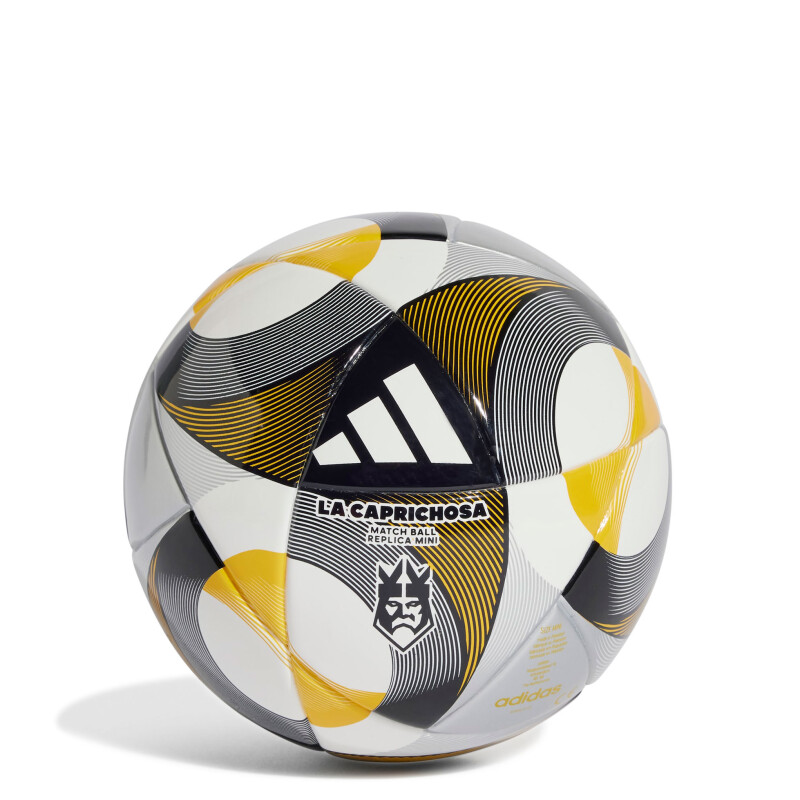 Pelota Adidas Mini Kings La Caprichosa Blanco - Negro - Plateado