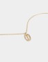 Cadena Corta con Dije Premium Gold Cortos - Dorado