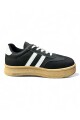 CALZADO DEPORTIVO DOS RAYAS PLATAFORMA Negro