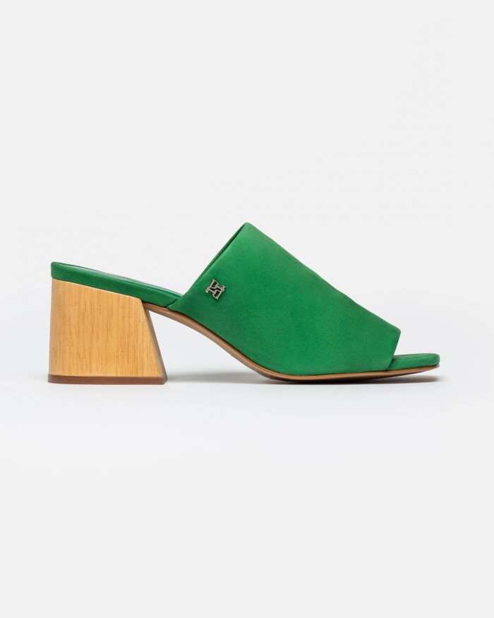 Sandalia Olive Negro Verde