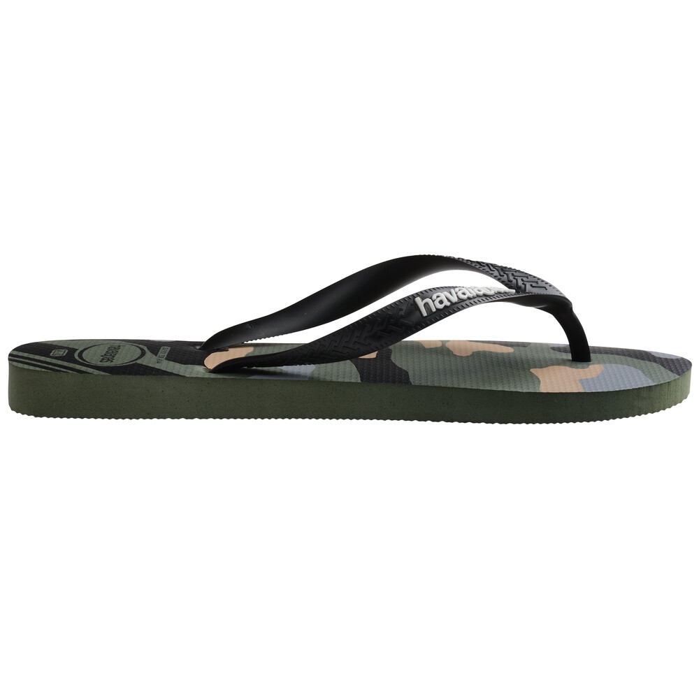 Sandalias Havaianas Top Camu FC Hombre Verde Oliva/Negro