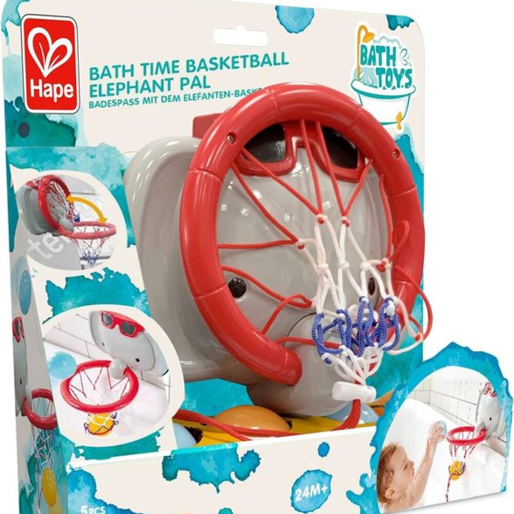 Juego basket ball para baño elefante HAPE Juego basket ball para baño elefante HAPE