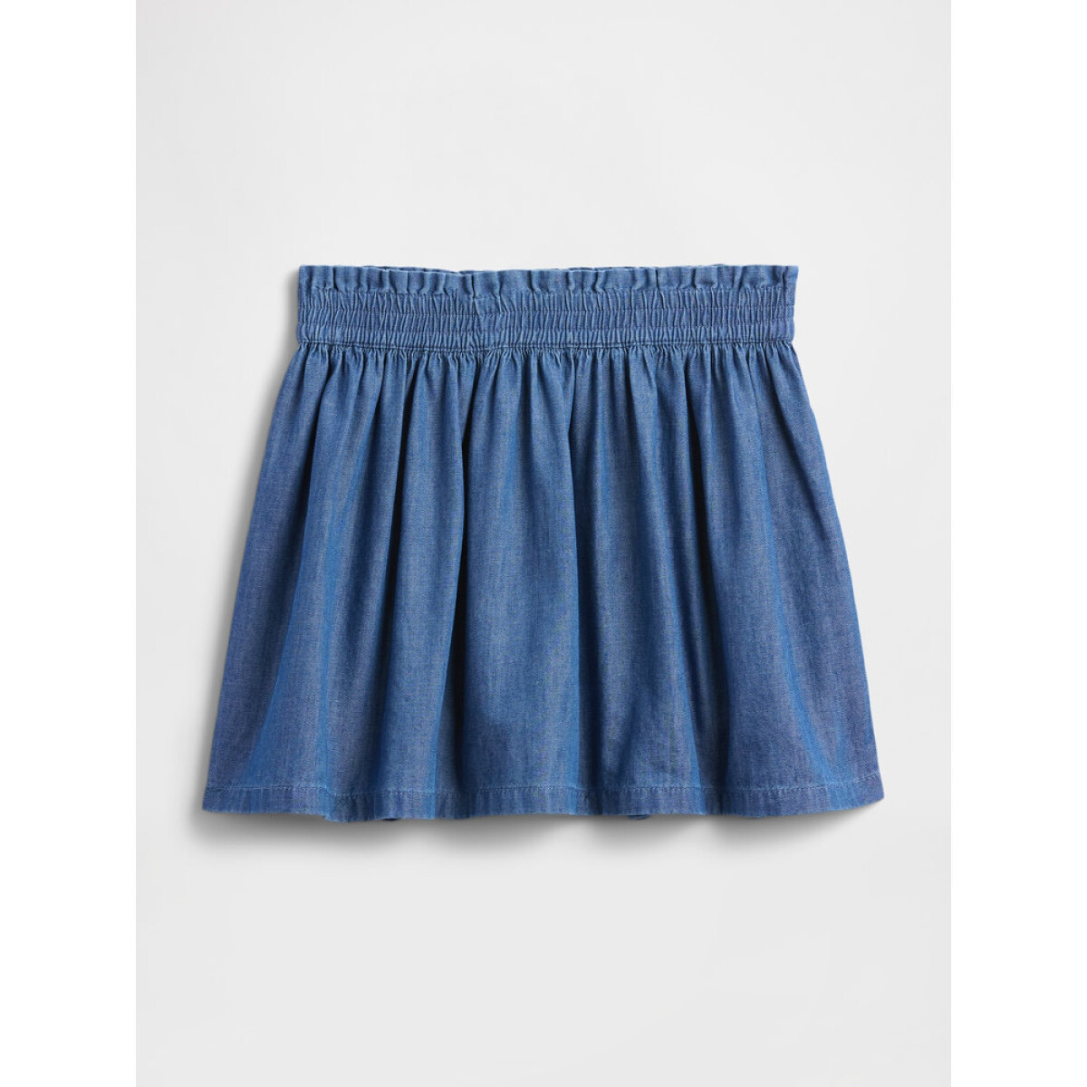 V-WOVEN SKIRT - CHAMBRAY 042 