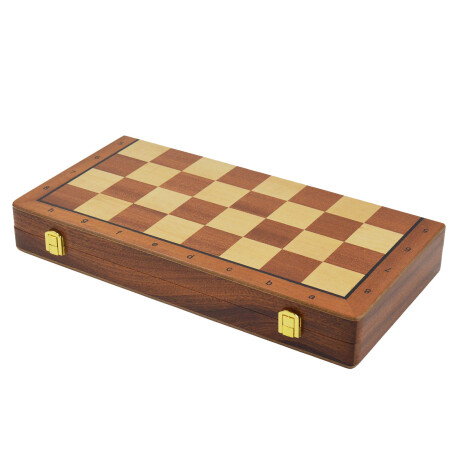 Juego ajedrez y backgammon en madera premium Sc