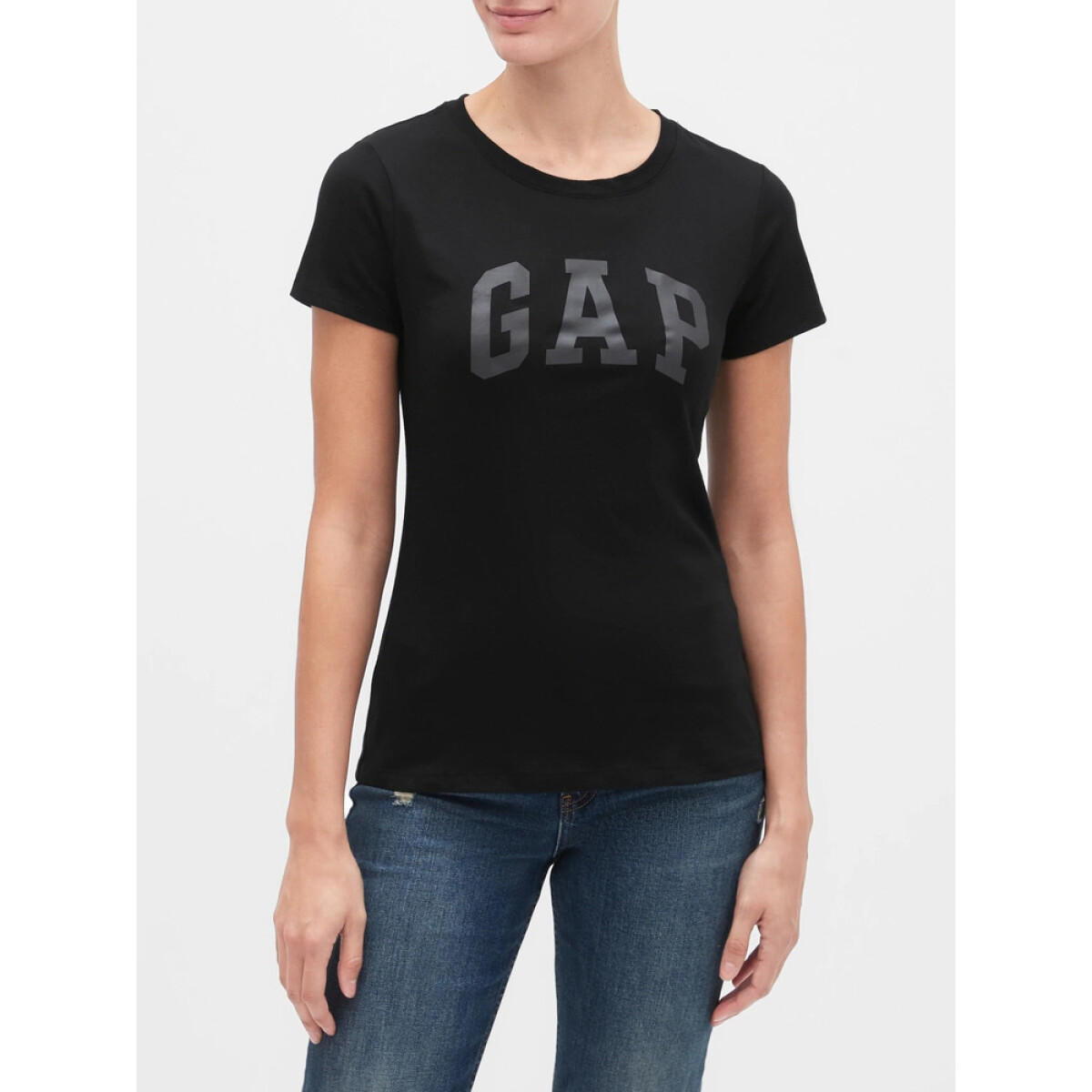 V-GAP SS CLSC TEE - TRUE BLACK 